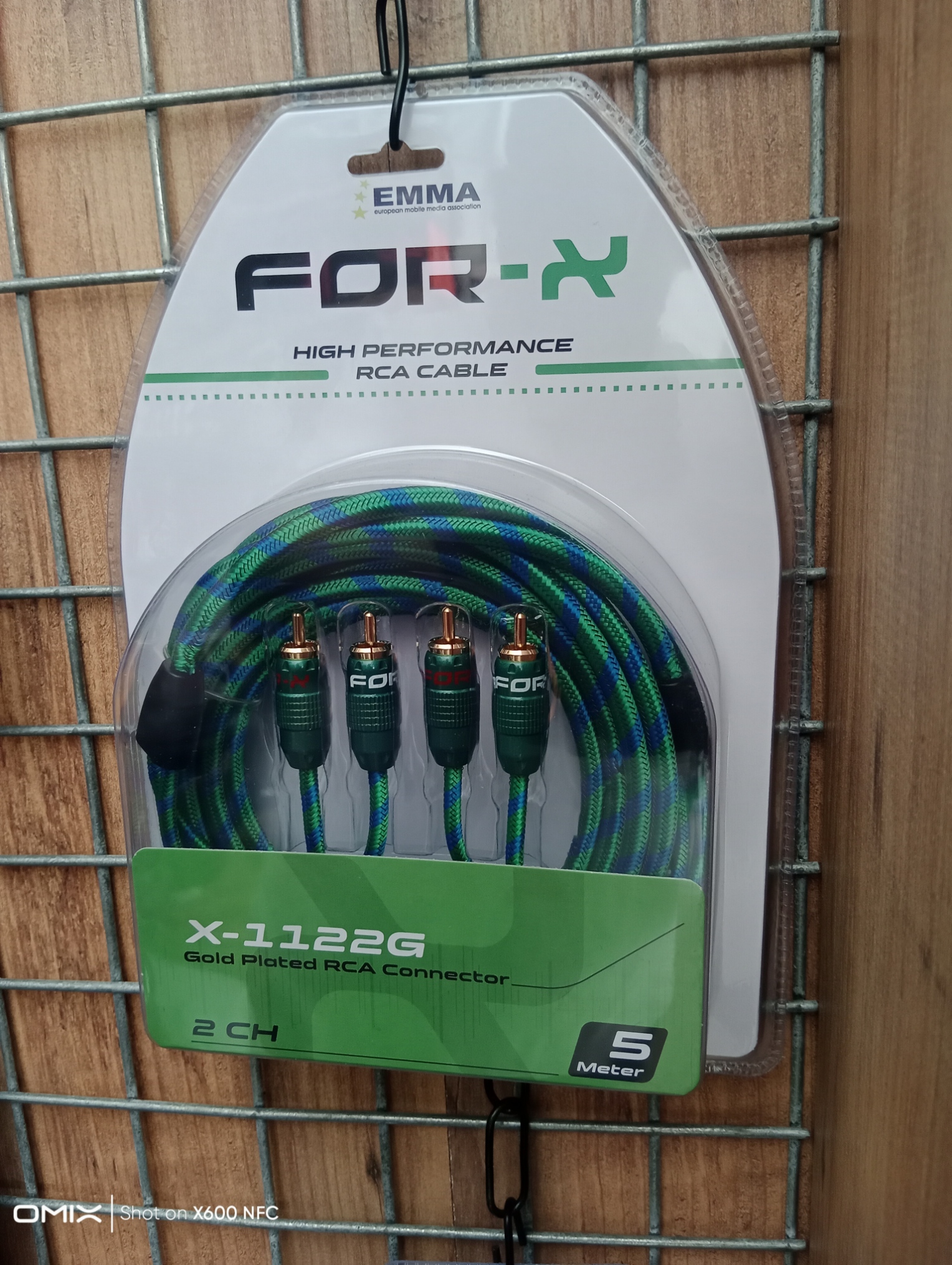 FOR-X 1122G 5 METRE RCA BAKIR OFC